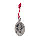Collar de cuerda fucsia con colgante de Carlo Acutis s3