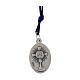 Collar con colgante Carlo Acutis cuerda azul s3