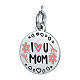 Colgante Mamá "I Love You Mom" acero hipoalergénico s1