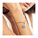 Charm Mamma 'Abbraccio rosa' acciaio anallergico 16 mm s2