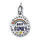 Charm Mamma 'Best Family' acciaio anallergico colorato 16 mm s1