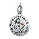 Charm Mamma 'Dolce Attesa' acciaio anallergico 16 mm s1