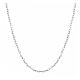 Necklace chain of intertwined hearts, stainless steel s1