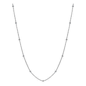 Halskette für Engelsrufer mir Edelstahl Perlen 3 mm 100 cm