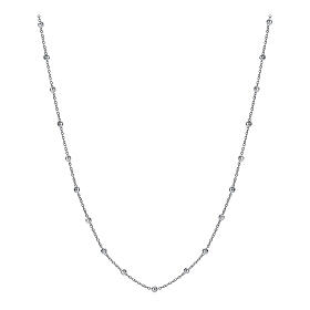 Halskette für Engelsruf 100 cm mit Edelstahlperlen 3 mm