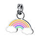 Mini charm arcobaleno acciaio ipoallergenico smaltato s1