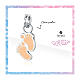 Mini charm acciaio ipoallergenico piedi bambino per chiama angeli s2