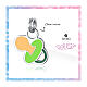 Pacifier mini charm, enamelled hypoallergenic steel s2