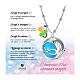 Mini charm ciuccio acciaio ipoallergenico smaltato s3