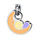 Mini Charm Mond und Baby aus hypoallergenem Edelstahl s1