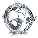 Angel caller shrine, heart pattern, hypoallergenic steel, 1 in s1