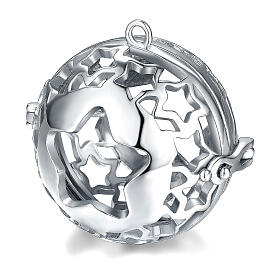 Angel Caller Star Case in Stainless Steel Hypoallergenic