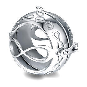 Angel Caller Case with Infinity Symbol Hypoallergenic Steel