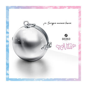 Hypoallergenic polished angel caller case, 25 mm