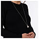 Angel caller necklace, flower with 8 petals, 925 silver s2