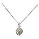 Llamador de ángeles flor 8 pétalos plata 925 s1
