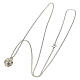 Llamador de ángeles flor 8 pétalos plata 925 s3