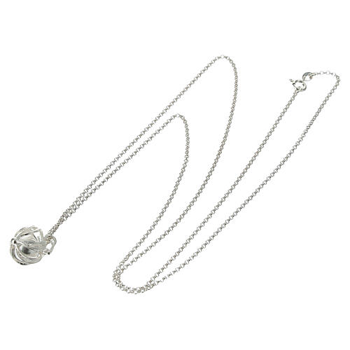 Angel Caller Necklace 925 silver soft spiral bands 3