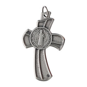 Pendente croce 4x2 cm zama San Benedetto