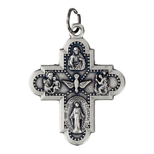 Greek cross, 1.2x1 in, zamak 1