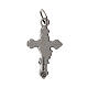 Pendente croce fondo blu 3x2 cm zama s2