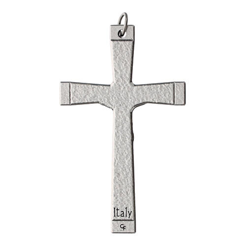 Cross pendant, 2x1.2 in, zamak 2