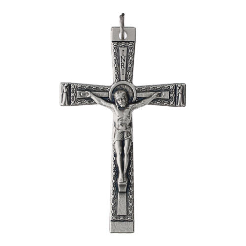 Cross pendant 5x3 cm zamak 1