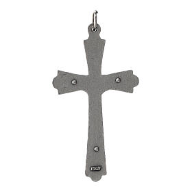 Zamak crucifix pendant, 2x1 in
