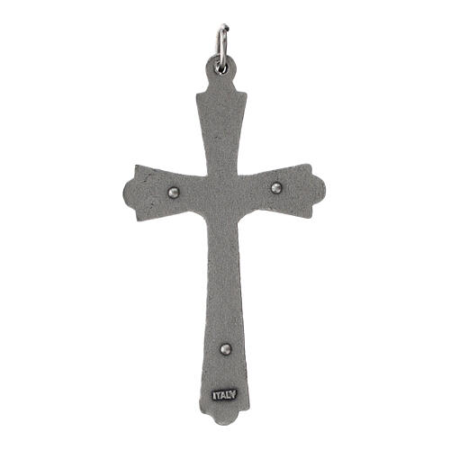 Colgante crucifijo zamak 5x2 cm 2