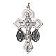 Cross Pendant 5x3 cm English Zamak s2