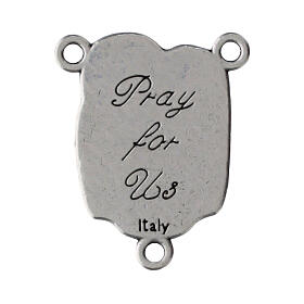 Holy Family Centerpiece Medal in Zamak, 2x1 cm