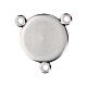 Médaille pour chapelet Communion en zamak 1,5 cm s2