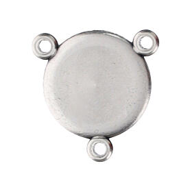 First Communion Rosary Centerpiece medal, 1.5 cm