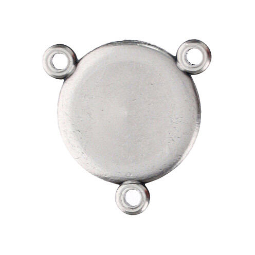 First Communion Rosary Centerpiece medal, 1.5 cm 2