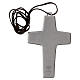 Collana laccio croce buon pastore 10x7 cm s2