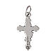 Cross pendant 3x1 cm zamak white background s2