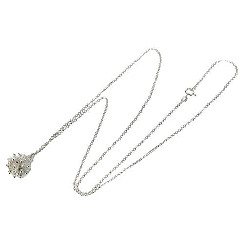 Angel caller necklace, Sardinian filigree of 925 silver 3