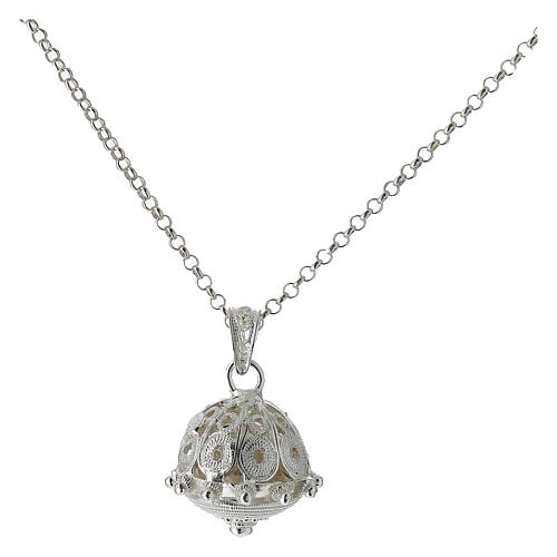 Chiama angeli bottone sardo argento 925 1