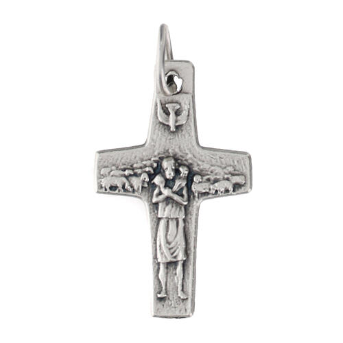 Shepherd's cross in zinc, 2x1 cm 1