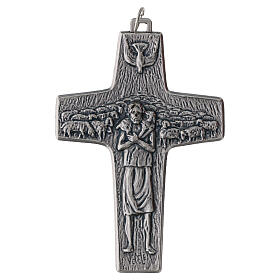 Good Shepherd cross, zamak, 2x1.2 in