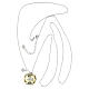 Collana Amen chiama angeli charm acciaio rodiato oro 95 cm s3