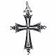 Pope Leo XIV pendant cross in silver color, 3.5 x 2.5 cm s1