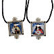 Scapular in metal with color images s1