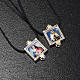 Scapular in metal with color images s2