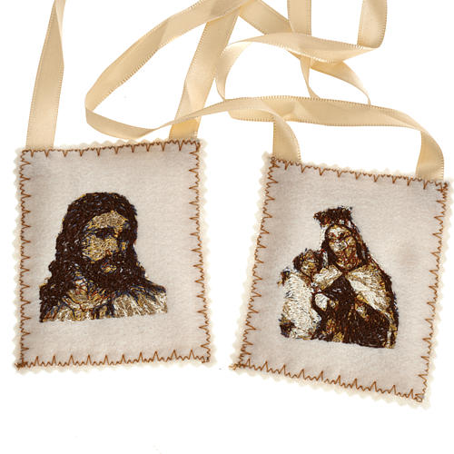 Scapular, coloured with embroideries 1