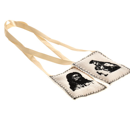 Scapular, black with embroideries 2