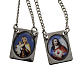 Classic scapular in silver metal s1
