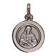 Scapular with medal in 925 silver diam. 12 mm s2