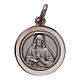 Scapular with medal in 925 silver diam. 16 mm s2