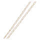 Choker necklace of gold plated 925 silver and 0.08 in pink crystal beads s3